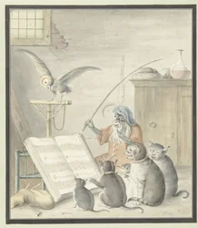 Interior with Cat Concert
