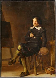 Self-Portrait at the Easel
