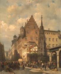 “The Beautiful Fountain” in Nuremberg