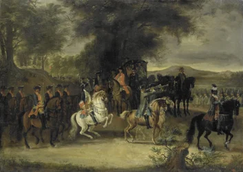 Inspection of a Cavalry Regiment