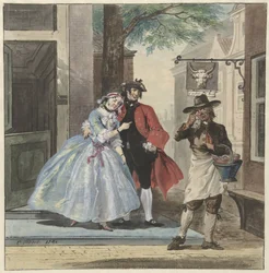 Theater Scene from Pefroen with the Sheep