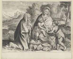 Landscape with the Holy Family, John the Baptist, and Elizabeth