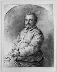Half-Length Figure of a Bearded Middle-Aged Man Standing Half Turned to the Left