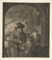 Untitled (Musicians at an Inn Door)