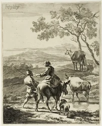 Woman on a Donkey