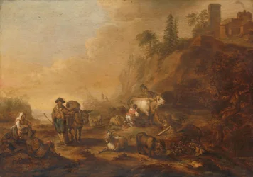 Landscape with Herdsmen and their Droves