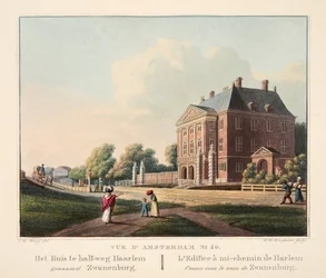 View of Amsterdam No.40. The House halfway to Haarlem called Zwanenburg