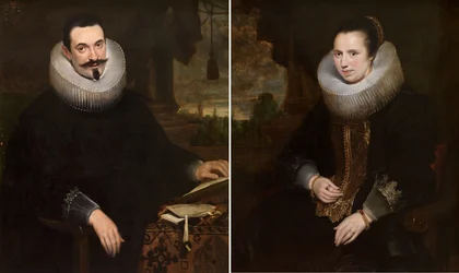 Barthel Van den Berghe and his Wife Elisabeth Hoegaerts