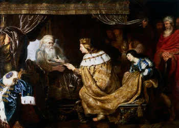 David Presenting the Sceptre to Solomon, early 17th century