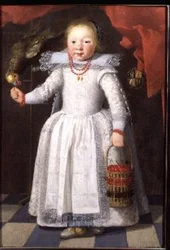 Little Girl with a Parrot