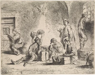 Prisoners in Dungeon (Genre Scenes)