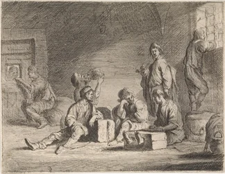Prisoners in Dungeon (Genre Scenes)