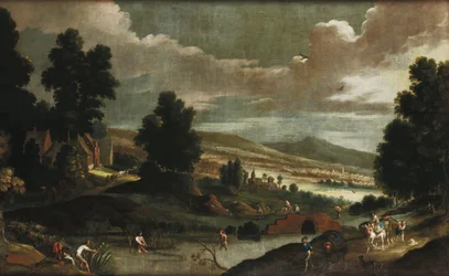 Landscape with Wayfarers and Fishermen