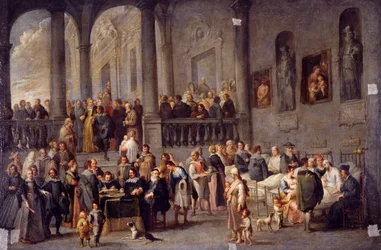 To visit the sick, from the Seven Works of Mercy