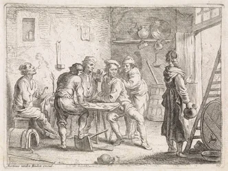 Woman Leaving an Inn
