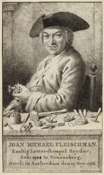 Portrait of Johann Michael Fleischmann