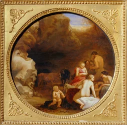 Nymph and Satyr at the Entrance of a Cave