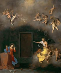 The Annunciation by Cornelis van Poelenburgh
