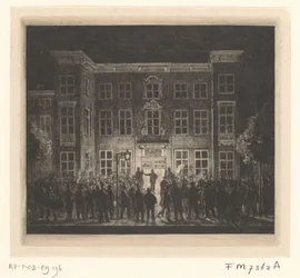 Funeral of the Delft Academy, June 30, 1864