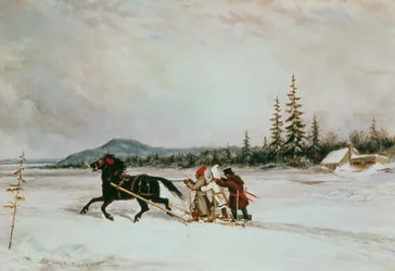 Habitants Sleighing
