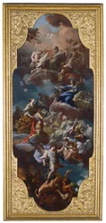 Saint Helena and the Emperor Constantine Presented to the Holy Trinity by the Virgin Mary