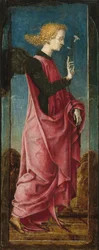 The Archangel Gabriel (middle left panel)
