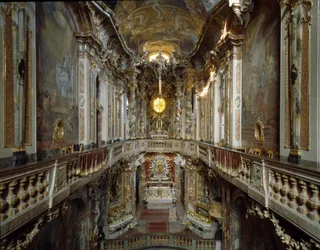 Internal View of the Church of St. John Nepomucene