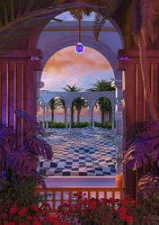 Exotic Archway Sunset