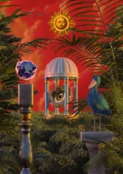 Surreal Tropical Garden