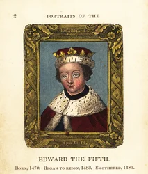 Portrait of King Edward V of England