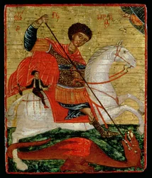 Icon of St. George and the Dragon