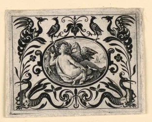 Sense of Sight, plate from Quinque sensum typi in usum aurifabroru exarati (Images of the Five Senses Engraved for the Benefit of the Goldsmith)