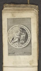 Putto with Tablet Putti Representing the Word of God Verbum Dei