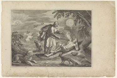 Prometheus Creates the First Human (Metamorphoses of Ovid)