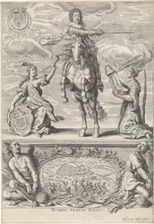 Portrait of Gaston Jean-Baptiste of Orléans on Horseback