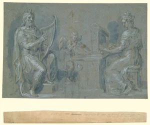 David and Saint Cecilia
