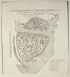 A map of Constantinople