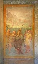Martyrdom of a female saint