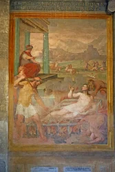 Martyrdom, possibly of St Lawrence