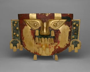 Peruvian Funerary Mask, 900-1100 AD