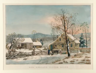 New England Winter Scene