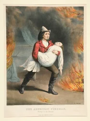 The American Fireman: Prompt to the Rescue