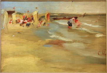 On the Beach of Binz on Rügen
