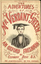 Cover Illustration for The Adventures of Mr. Verdant Green, An Oxford Freshman
