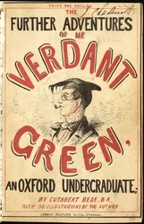 Cover illustration for The Further Adventures of Mr Verdant Green An Oxford Undergraduate