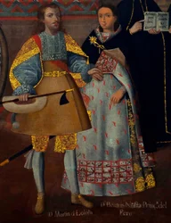 Marriage of Martín de Loyola with Doña Beatriz Ñusta, and Don Juan Borja with Lorenza Ñusta