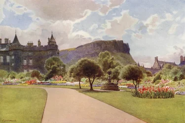 The North Garden, Holyrood Palace