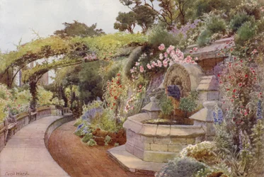 The Time of Roses, Fountain Terrace, Norman Tower Garden