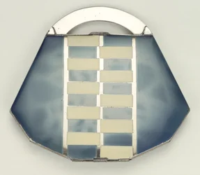 Princess Handbag Powder Compact, Czech, 1930s