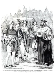 Rector of the Prague University and Scholars of the different Nations who studied in the same University
